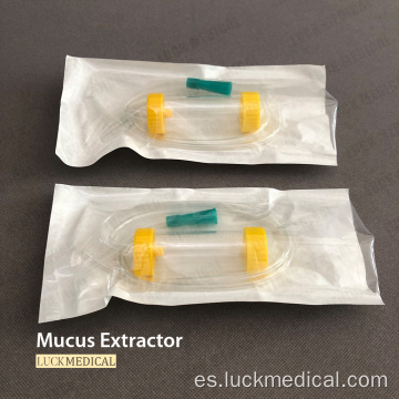 Tubo de extractor de moco de un solo uso